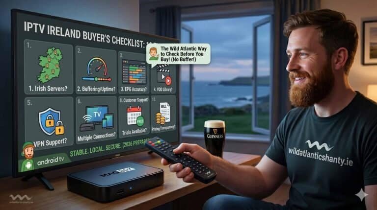 Best IPTV Ireland 2026 buyer's checklist โ Wild Atlantic Shanty expert guide